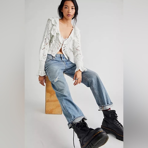 𝓯𝓹 Free People ~ Avery Cardigan in black - Picture 16 of 16